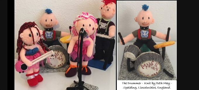 The Band Knitter Beth May Knitting Pattern by elaine ecdesigns