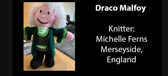 Malfoy Knitter Michelle Ferns Knitting Pattern by elaine ecdesigns