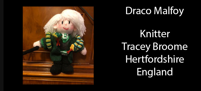 Malfoy Knitter tracey Broome Knitting Pattern by elaine ecdesigns