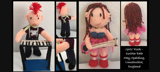 The Band Knitter Beth May Knitting Pattern by elaine ecdesigns