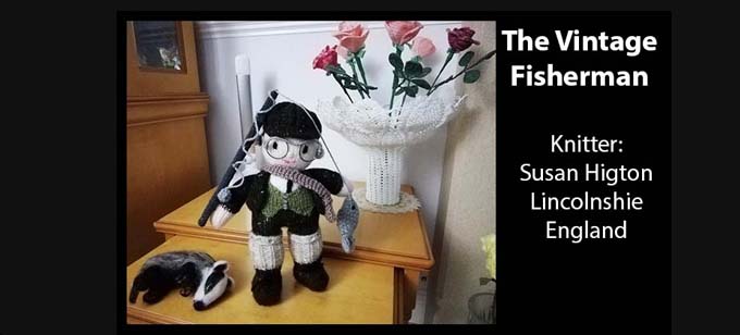 Fisher Knitter Sue Higton Knitting Pattern by elaine ecdesigns