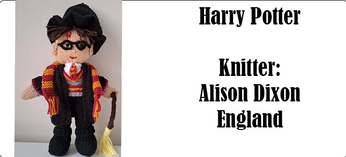 Harry Potter Knitting Pattern by Elaine https://ecdesigns.co.uk