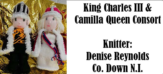 Knitter Denise Reynolds Bangor Co. Down  Knitting Pattern by Elaine https://ecdesigns.co.uk