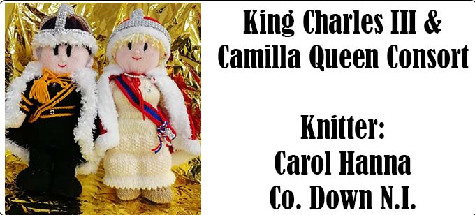 Knitter Carol Hanna Bangor Co. Down - Knitting Pattern by Elaine https://ecdesigns.co.uk