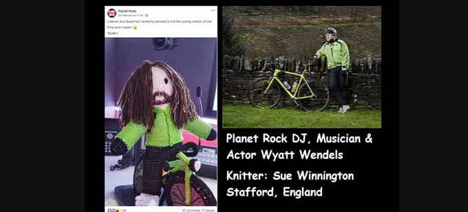 Planet Rock Knitter Sue Winnington  Knitting Pattern by elaine ecdesigns