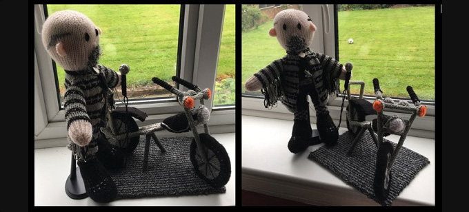 Rob Halford Knitter Sue Winnington Knitting Pattern by elaine ecdesigns