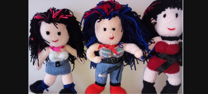 Knitter Tracey Roberts Knitting Pattern by elaine ecdesigns