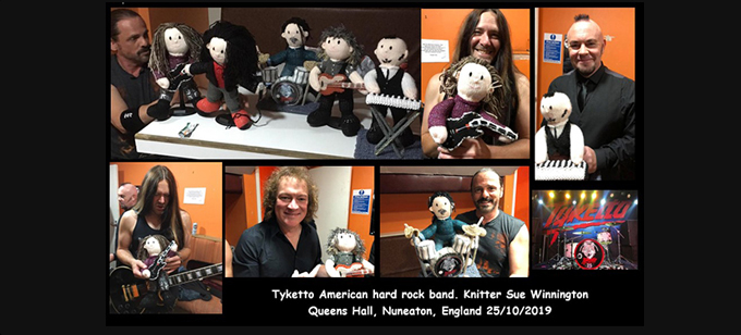 Tyketto Knitter Sue Winnington Knitting Pattern by elaine ecdesigns